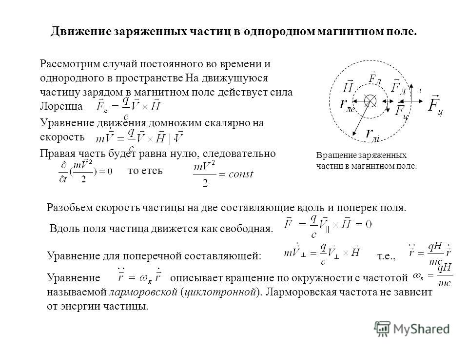 Задачи движение частицы в электрическом поле