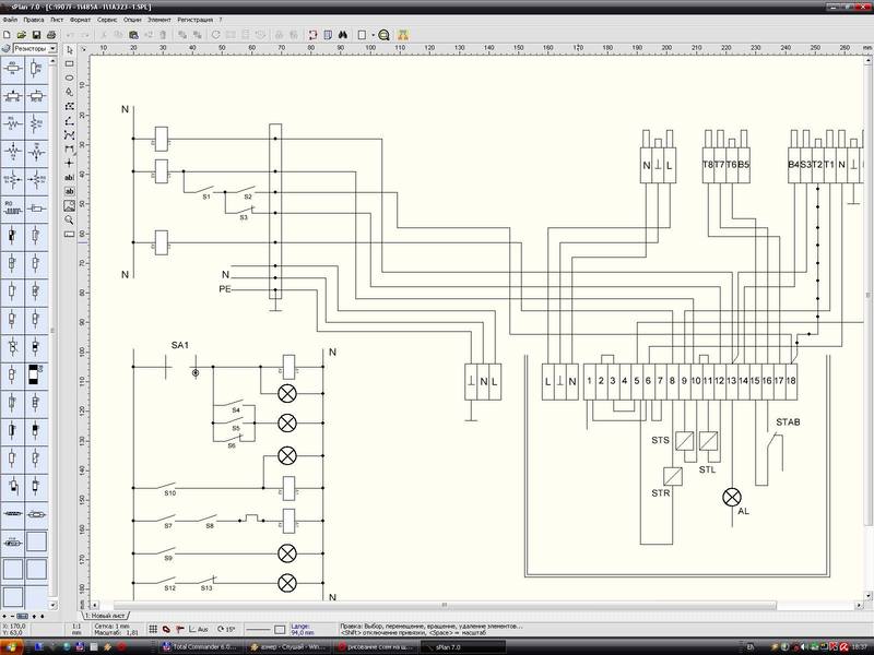 Элементы электрических схем для visio