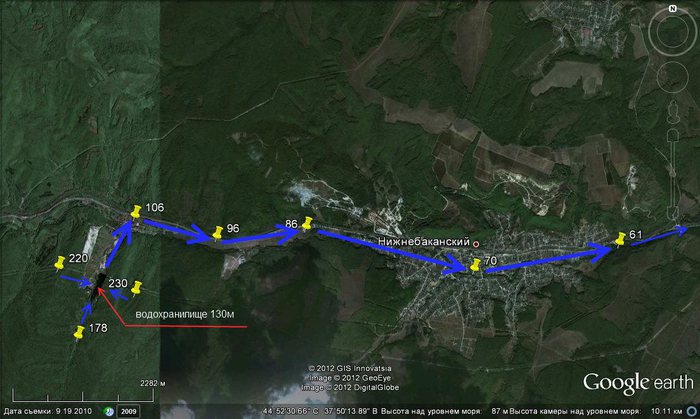 Карта высот крыма над уровнем моря онлайн