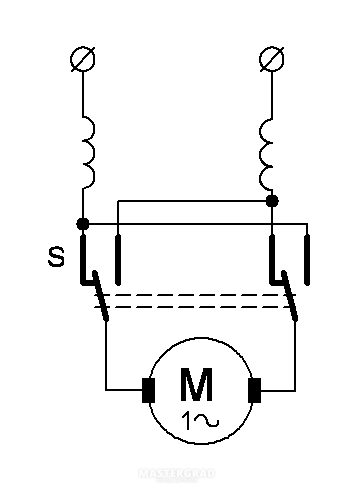 Схема подключения коллекторного электродвигателя на 220 вольт