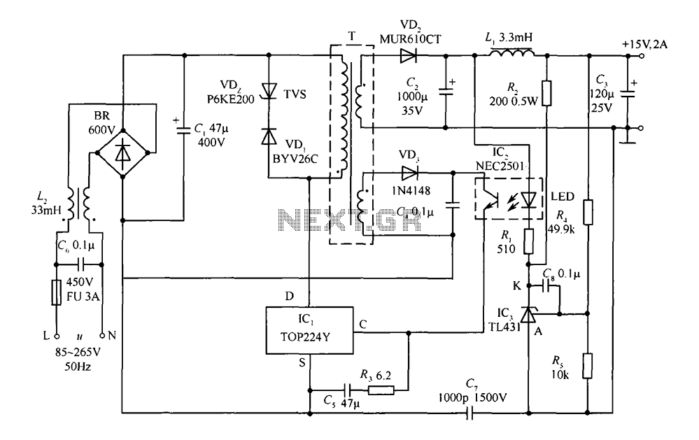 Схема блока питания kb3151c