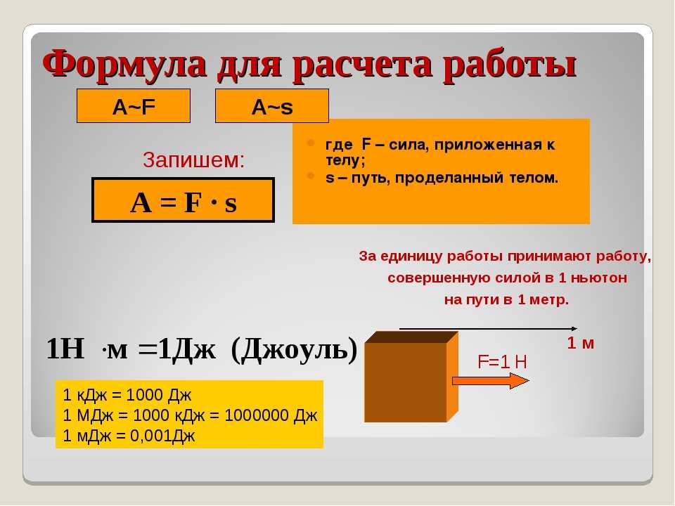 Механическая работа формула 7 класс. Формула для расчета механической работы. По какой формуле можно рассчитать механическую работу. Формула для вычисления механической работы.