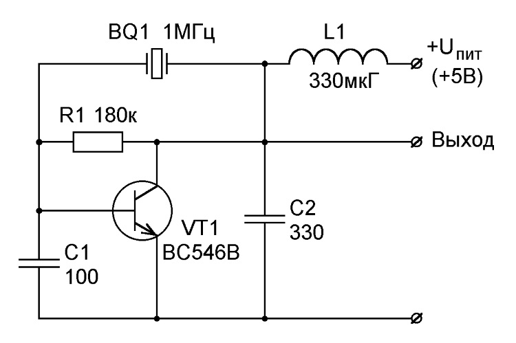 Генератор 50 гц на транзисторах схема