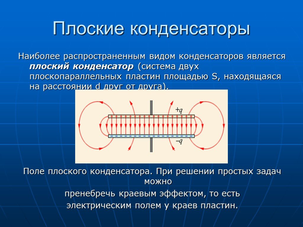 Поле плоского. Электрическое поле между обкладками плоского конденсатора. Плоский конденсатор. Электрический конденсатор плоский. Конструкция плоского конденсатора.