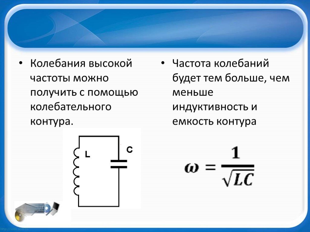 Индуктивность и емкость колебательного контура. Колебательный контур опыты Герца. Частота колебательного контура. Частота колебаний в контуре. Индуктивность и емкость.