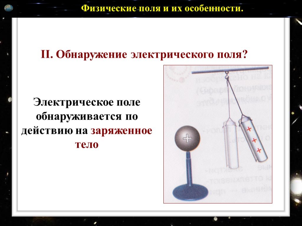 Физика 8 электрическое поле. Способ обнаружения электрического поля. Электрическое поле обнаруживается. Как обнаружить электрическое поле. Электрическое поле обнаружение в пространстве.