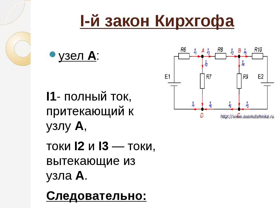 Закон кирхгофа