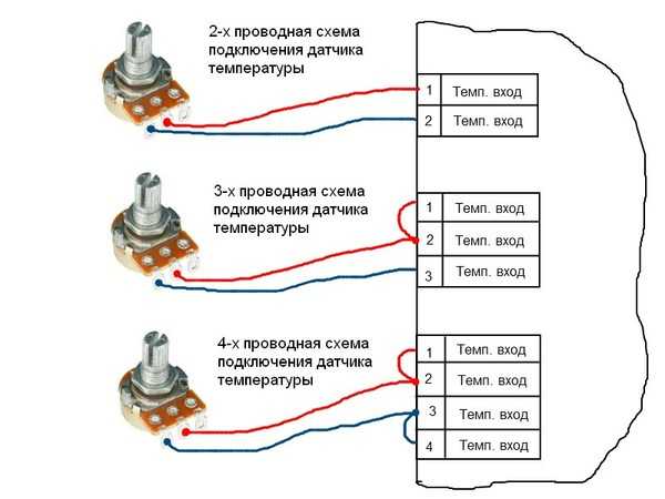 Схема подключения резистора