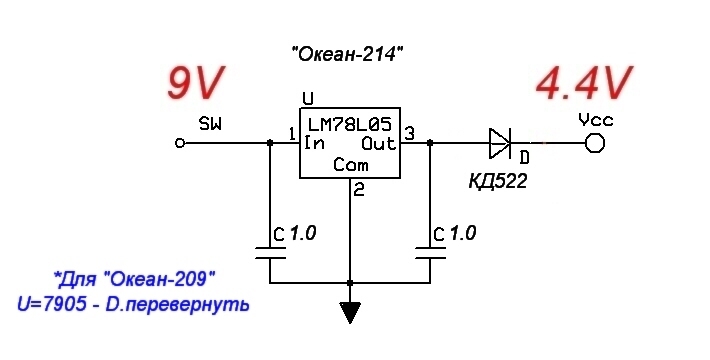 Lm7905 схема включения