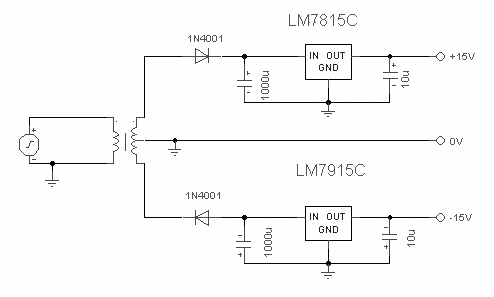 Lm7815 характеристики схема подключения