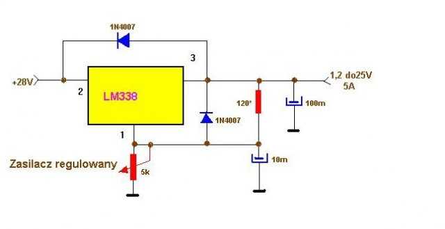 Lm338t характеристики схема