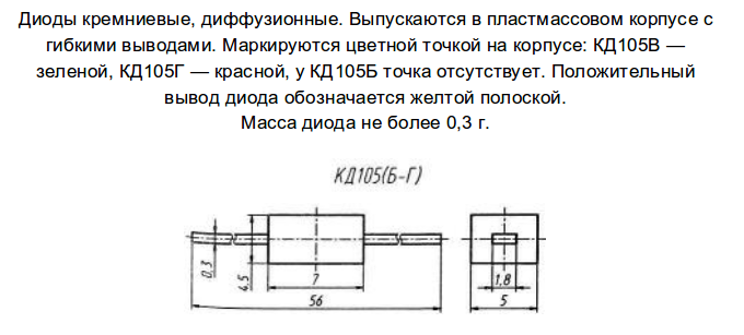 Диод маркировка характеристики. Кд105б характеристики диода. Кд105б цоколевка. Маркировка диода кд105б. Диод кд105 характеристики маркировка.