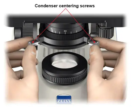 Конденсор. Конденсор Zeiss. Центровка конденсора у микроскопа. Конденсор и коллектор в микроскопе. Конденсор в принтерах.