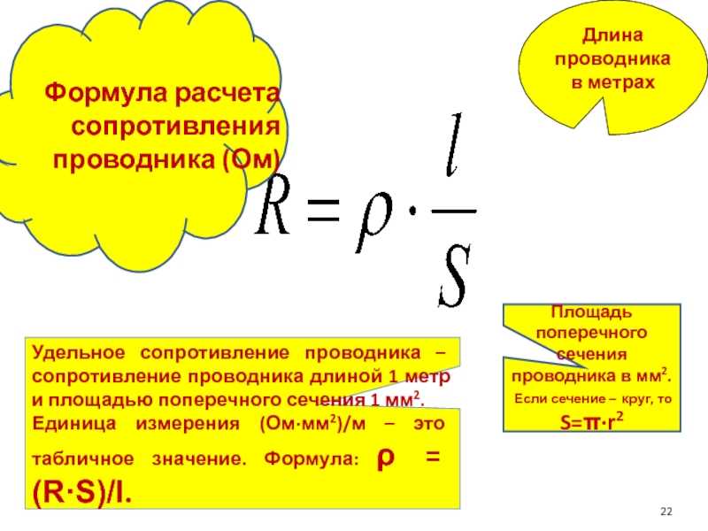 Площадь поперечного сечения проводника. Формула удельного сопротивления проводника формула. Формула расчета удельного сопротивления проводника. Формула для определения удельного сопротивления. Формула нахождения удельного сопротивления.