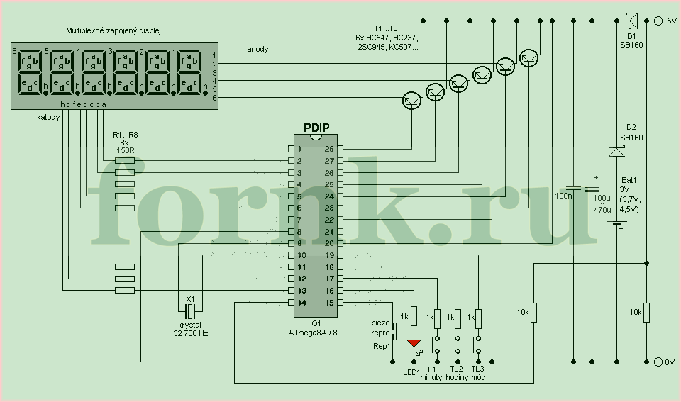 Pic16c715 схема включения