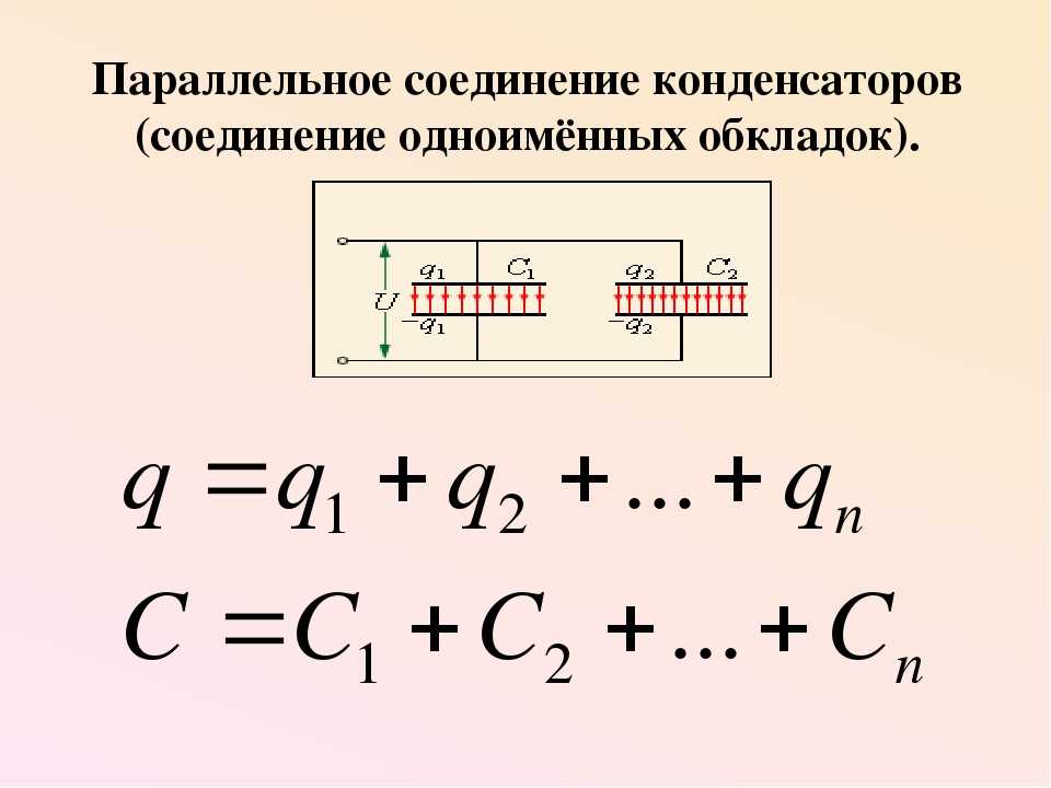 Электрическая емкость соединение емкостей. Параллельное соединение конденсаторов емкость. Емкость при параллельном соединении конденсаторов. Последовательное соединение конденсаторов. Последовательное и параллельное соединение конденсаторов.