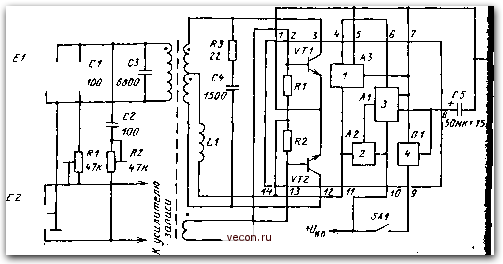 Стабилизатор вега 7 схема