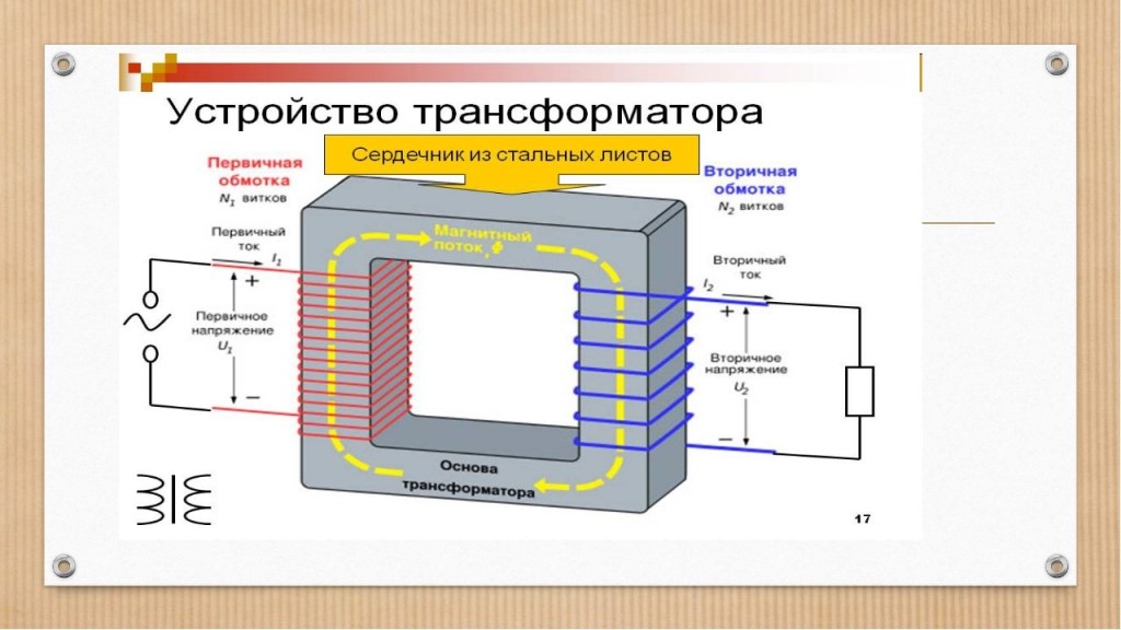 Первичная обмотка схема