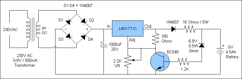6 v 4 5 a. Схема зарядного устройства для 6 вольтового аккумулятора. Схема зарядного устройства АКБ на 6 вольт. Схема зарядное для 6 вольтового аккумулятора. . Battery-Charger circuit lm317.