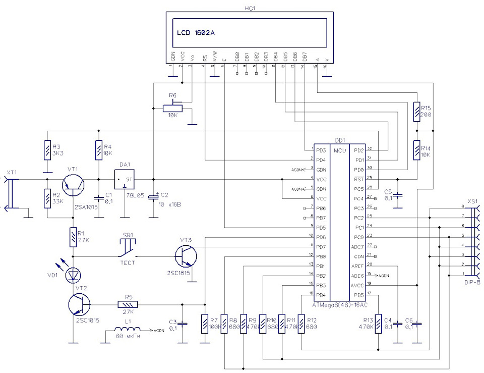 Esr метр на atmega8