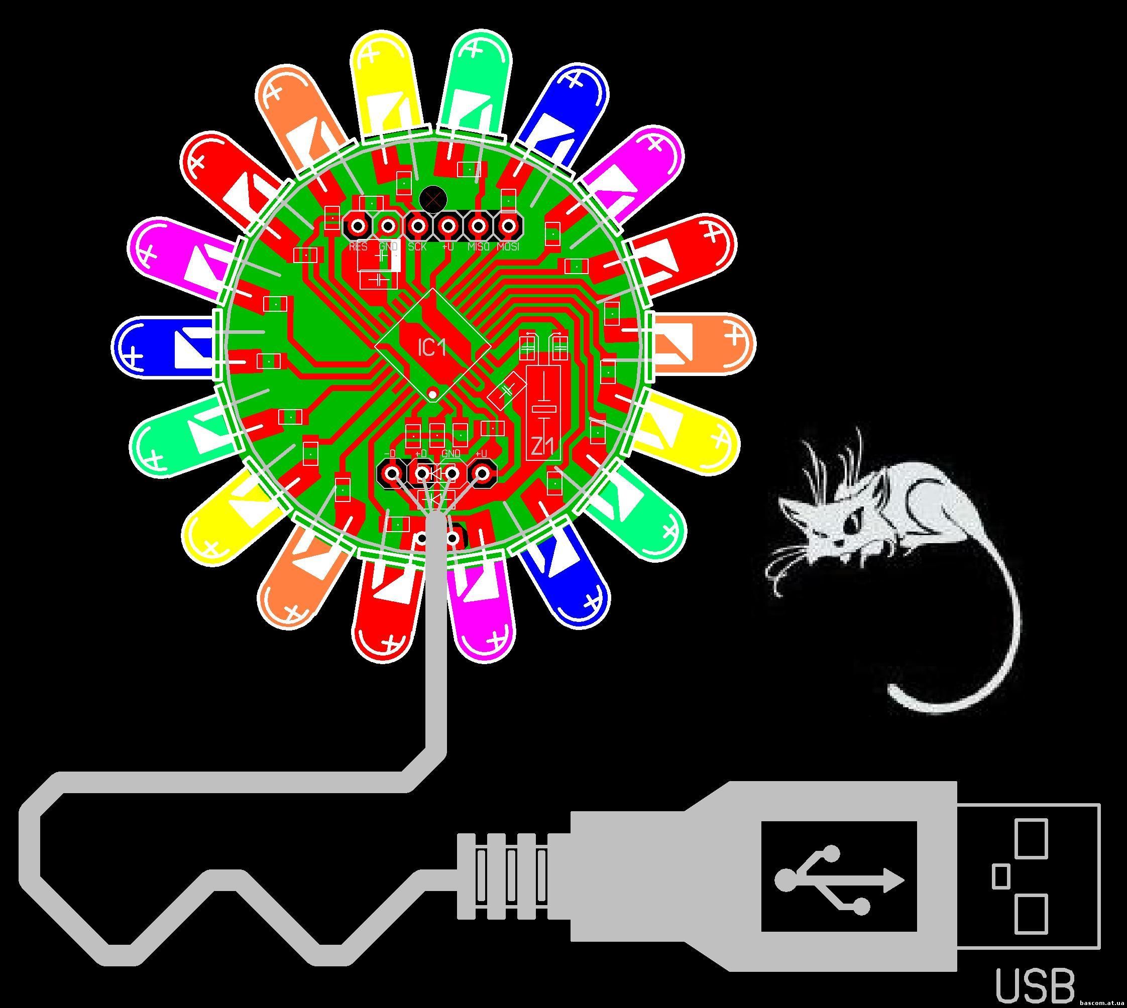 Цветомузыка на транзисторах кт817
