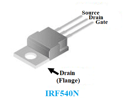 IRF540N Pin Diagram