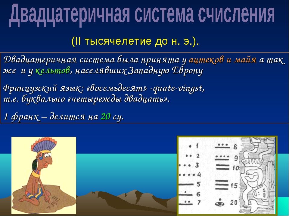 Системы счисления разных народов проект