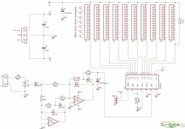 LM3916 структура