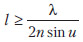 Рис. 4. Изображения двух точечных источников, полученные объективами, имеющими одинаковые числовые апертуры, но дающими различные увеличения. Расстояние между точечными источниками равно λ/(2n sin u). Изображение: «Квант»