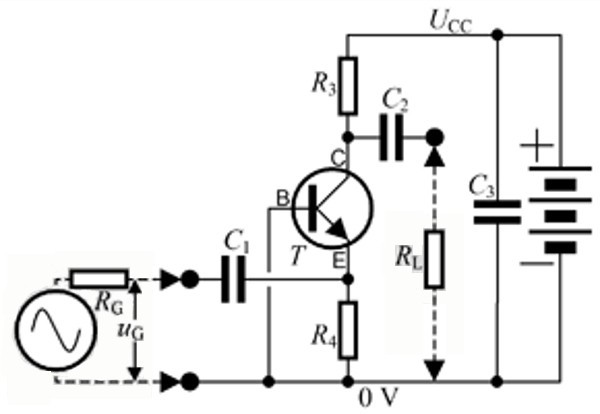 схема включения биполярного транзистора с общей базой