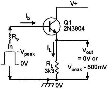 схема включения биполярного транзистора с общим коллектором