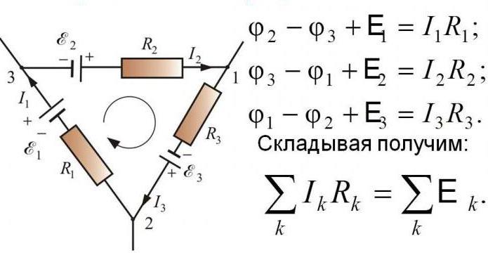 элементы схемы электрической цепи