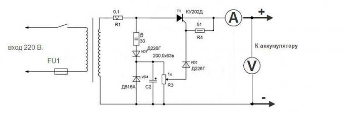 Регулятор тока для зарядного устройства до 10 ампер своими руками схема