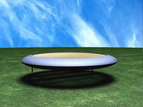 3D Модель, летающей тарелки на эффекте Бифельда-Брауна