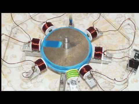 Самодельный электромагнитный двигатель Radial Solenoid Engine