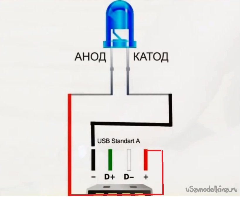 Какие провода в usb. Схема подключения микро юсб. Юсби провод плюс и минус 4 провода. Распиновка 3 провода лампы. Как подключить светодиод к USB разъёму.