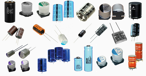 Различные типы конденсаторов