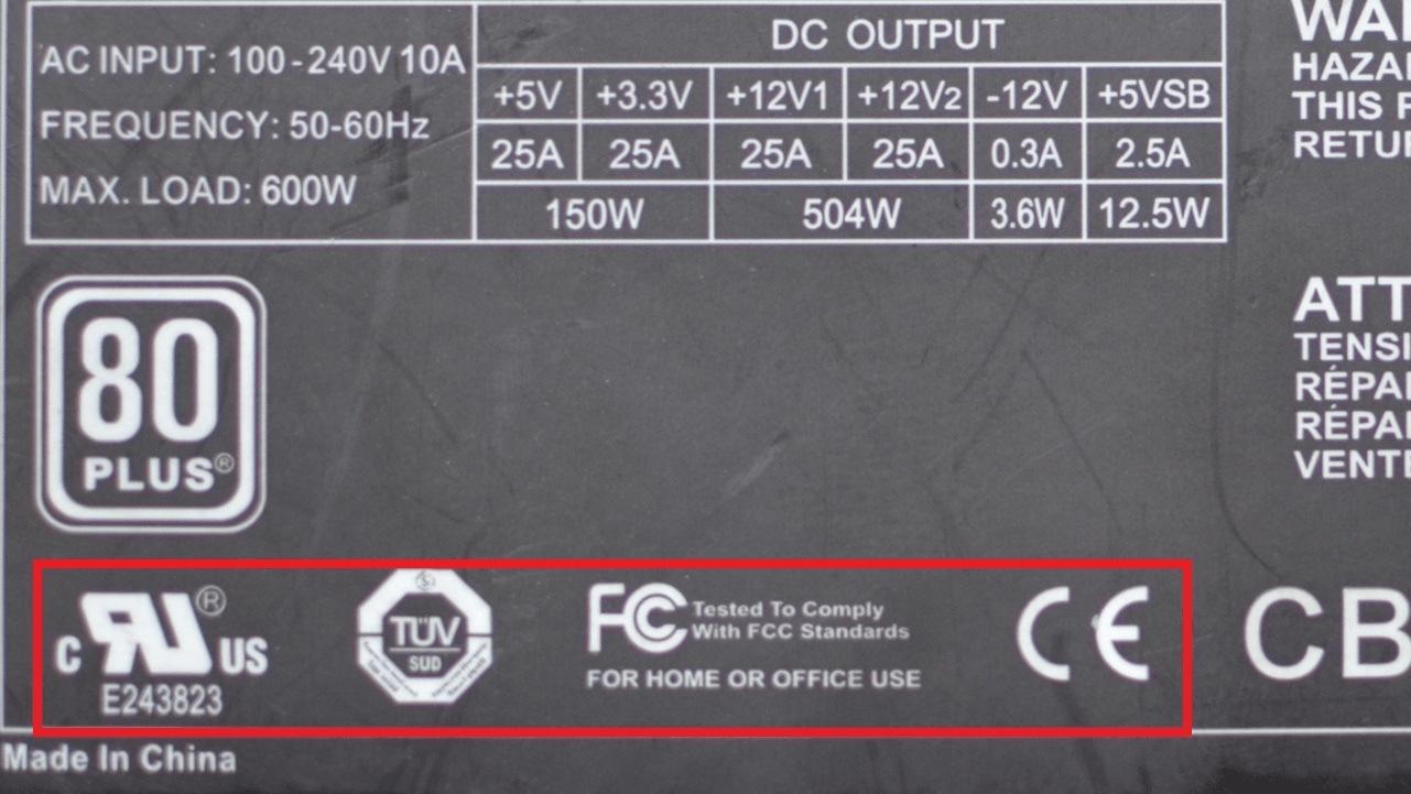 Как выбрать блок питания для компьютера: Сертификация блоков питания