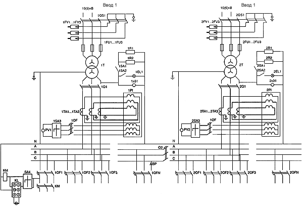 Как читать однолинейные электрические схемы