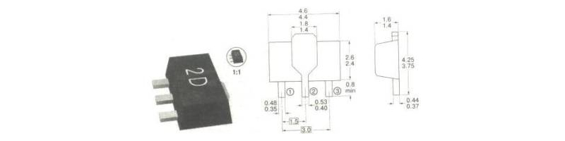 корпуса и маркировка компонентов для поверхностного монтажа
