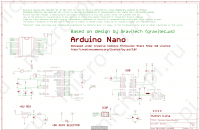 Arduino Nano Rev3.0/Rev3.2/V3.0 - Принципиальная схема