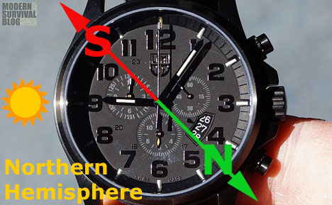 How To Use A Watch As A Compass