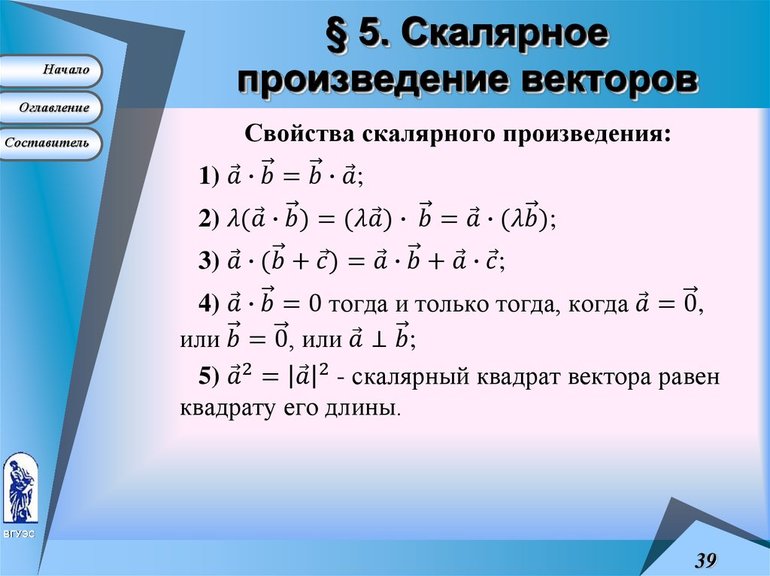 Как используется в алгебре и геометрии