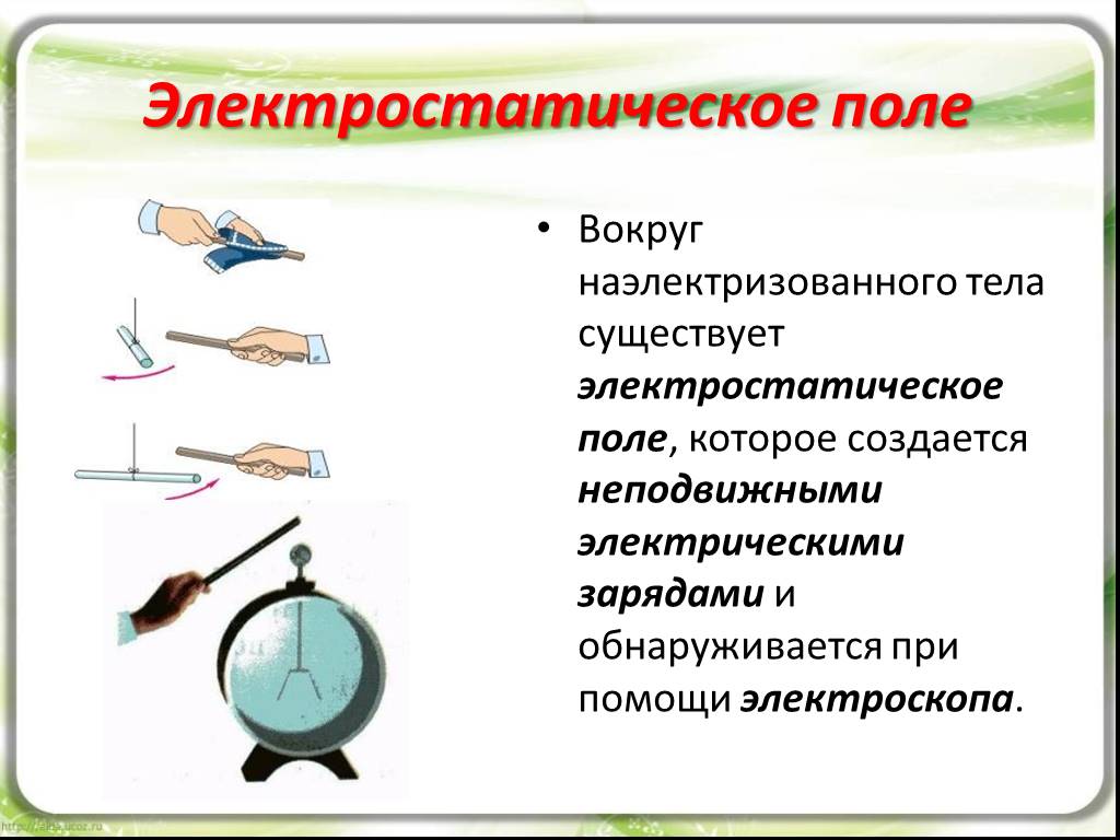 Электрическое поле физика 8 класс. Электростатиескоеполе. Электростатическое пол. Электростатическое полеполе. Электростатическое поле примеры.