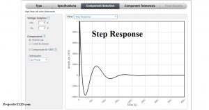 step response ,Operational Amplifier high pass