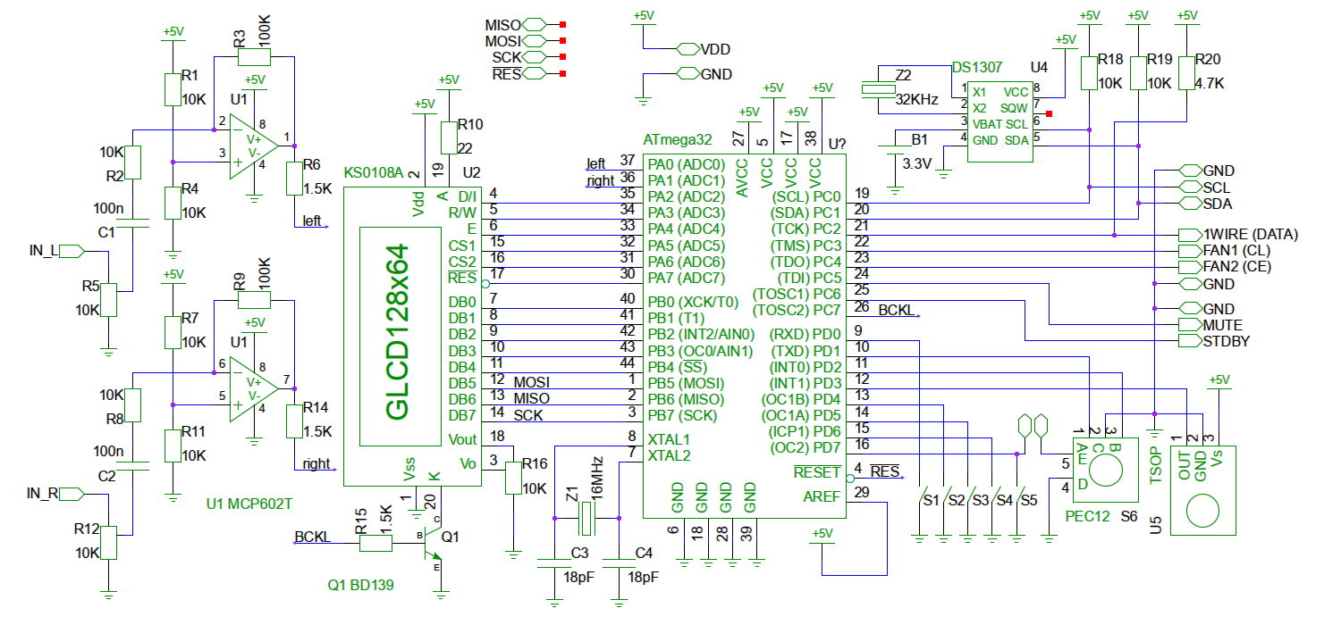 Схемы на atmega16