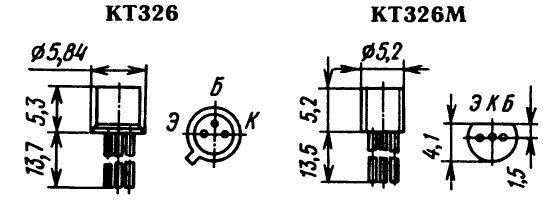 Цоколевка транзистора КТ326