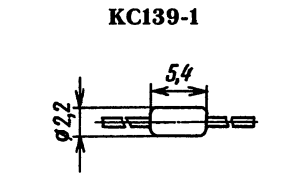 Корпус стабилитрона КС139Д-1