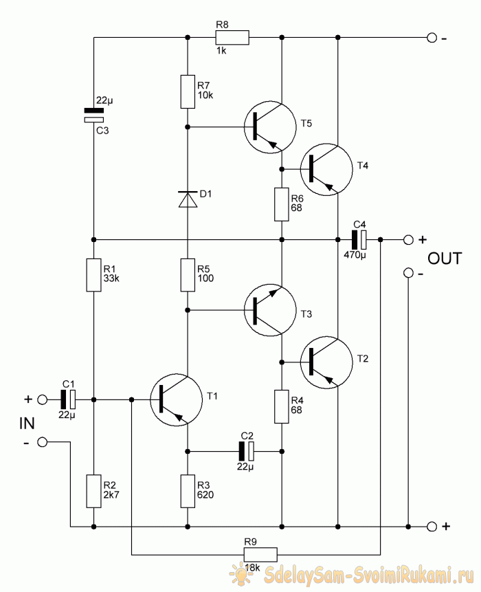 Усилитель на германиевых транзисторах
