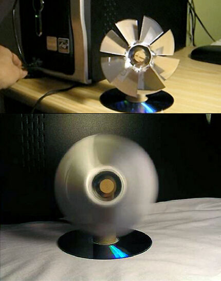 Вентилятор из CD дисков